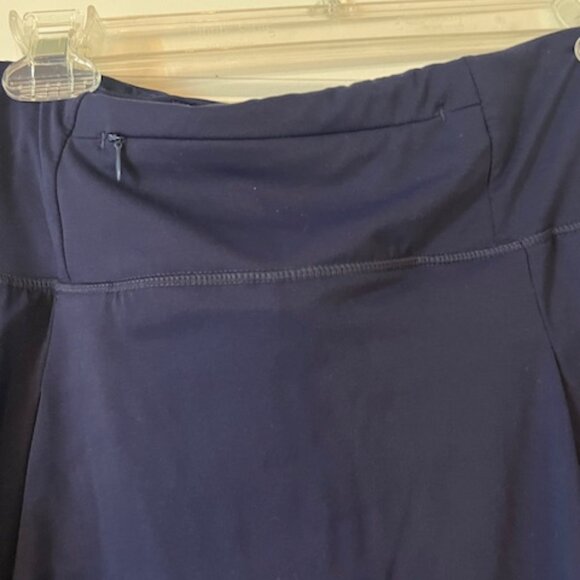 Navy BA Leaf Tennis Skirt - Picture 3 of 4